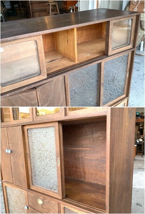 深い木味のリメイク茶箪笥