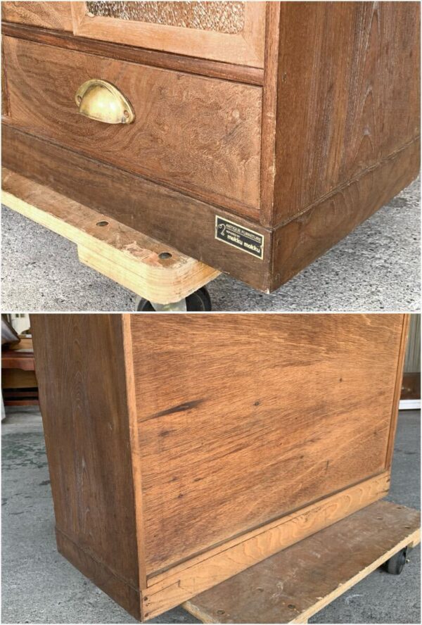 深い木味のリメイク茶箪笥