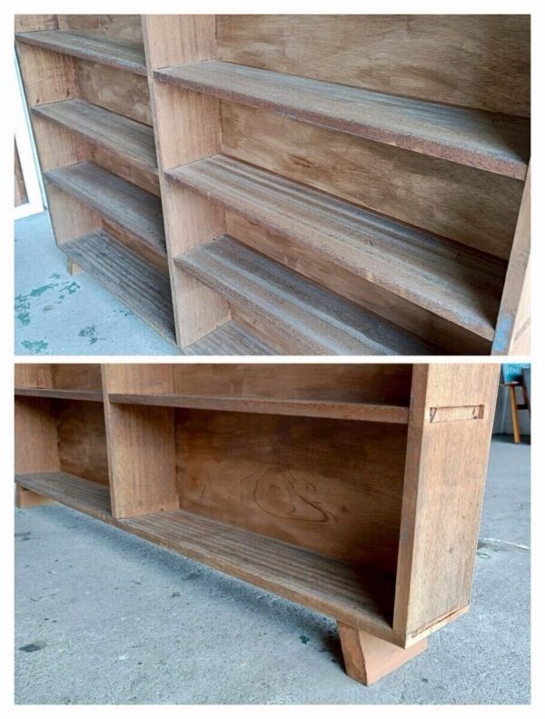 IMG_3459 奥行きの浅い木製オープンキャビネット