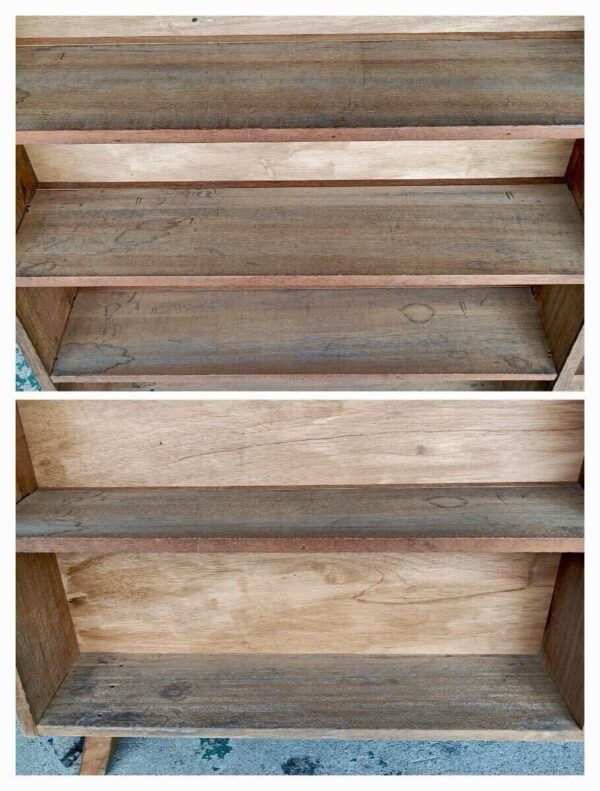 IMG_3460 奥行きの浅い木製オープンキャビネット