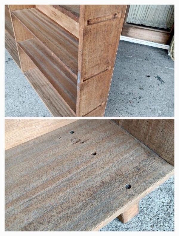 IMG_3462 奥行きの浅い木製オープンキャビネット