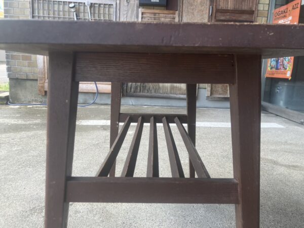 落ち着いたら木味のテーブル　古道具